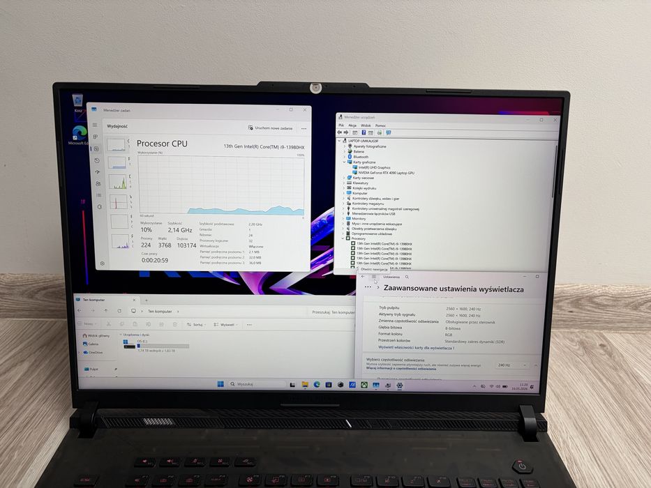 ASUS ROG Strix SCAR 18 | RTX 4090 (16GB) | i9-13980HX | 64GB RAM DDR5 | 2TB |