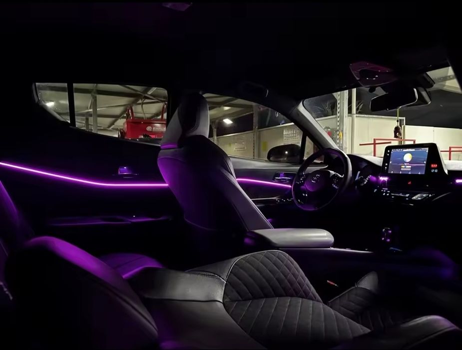 Kit Luzes LED Interiores acrilico para carro.