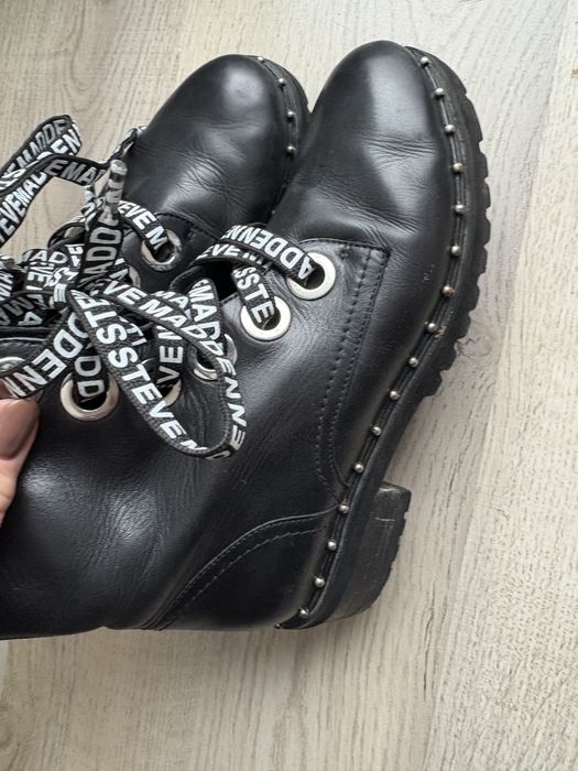 Steve Madden botki skórzane