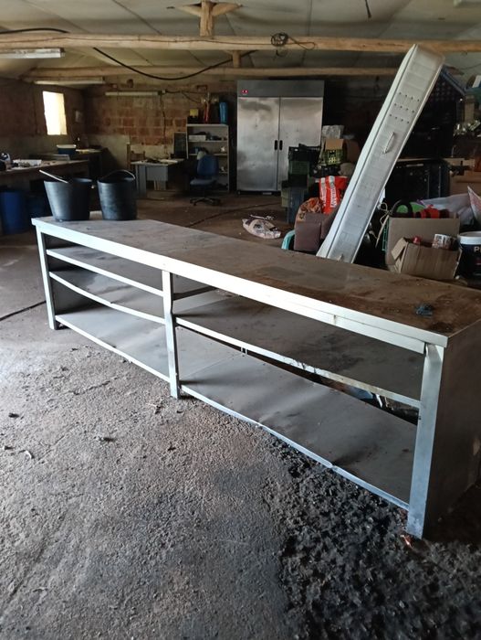 Vendo bancada de inox