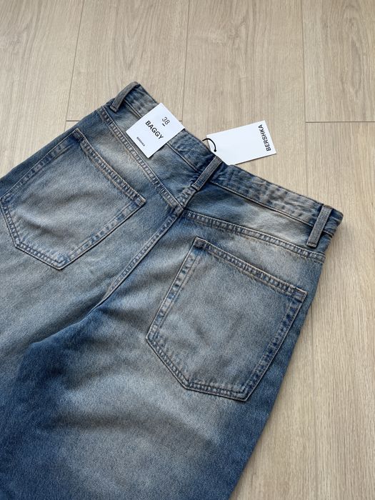 Широкі Джинси Bershka Baggy Fit Оригінал Нові Широкие Джинсы Чорні