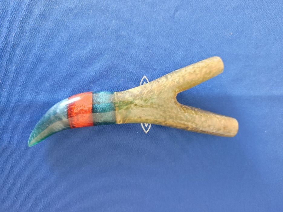 Rapés / Kuripe em resina cristal