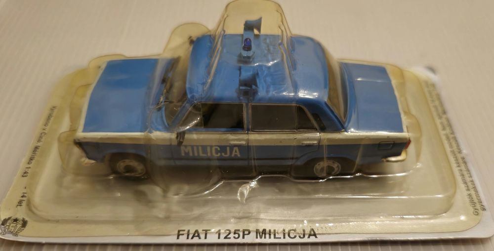 Kultowe Auta PRL Wydanie Specjalne Fiat 125p MO 1:43