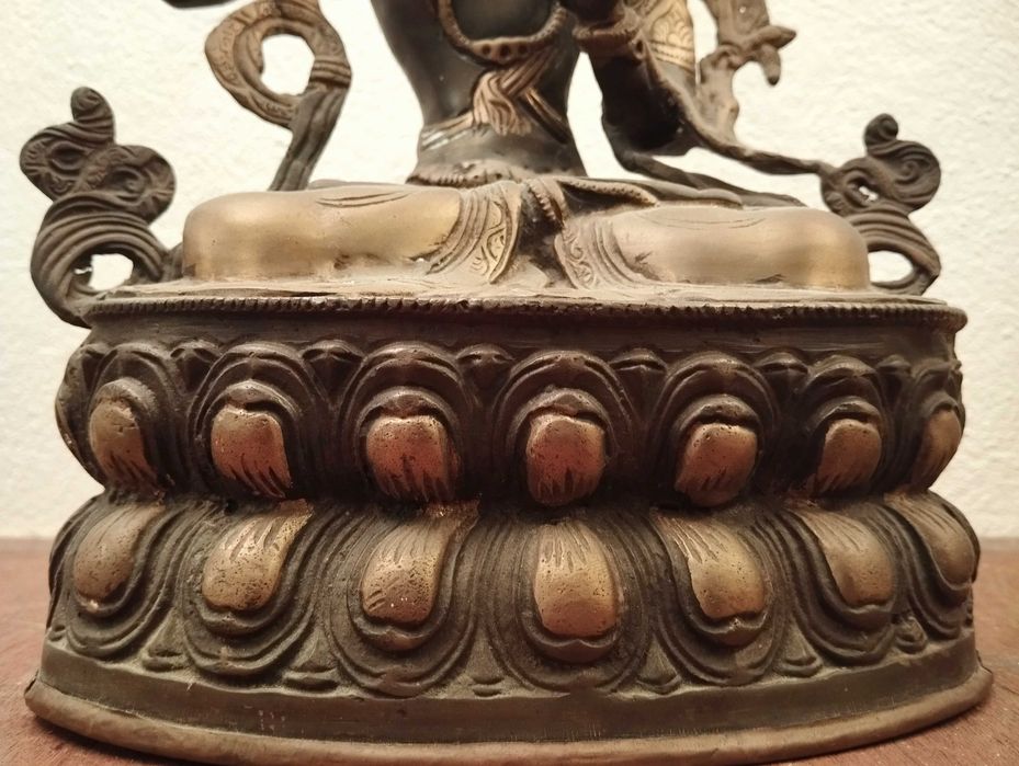 Estátua Monjushri Bodhisattva, Deus da Sabedoria Transcendente, Buda