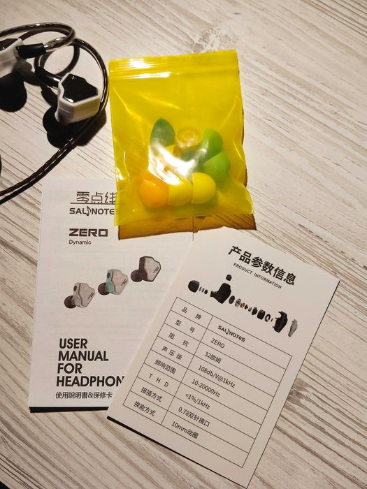 7Hz Salnotes Zero White – динамічні, дротові IEM's навушники