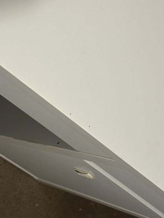 Biurko Micke 105X50x75cm białe