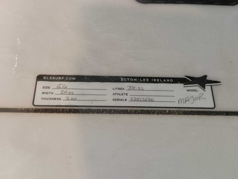 Evolution 6.4 malibu Funboard 42L surfboard FCS