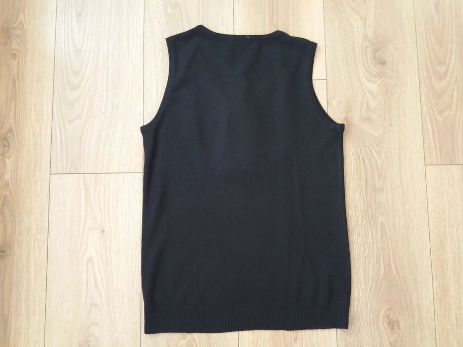 Czarna kamizelka 36 38 M jak nowa
