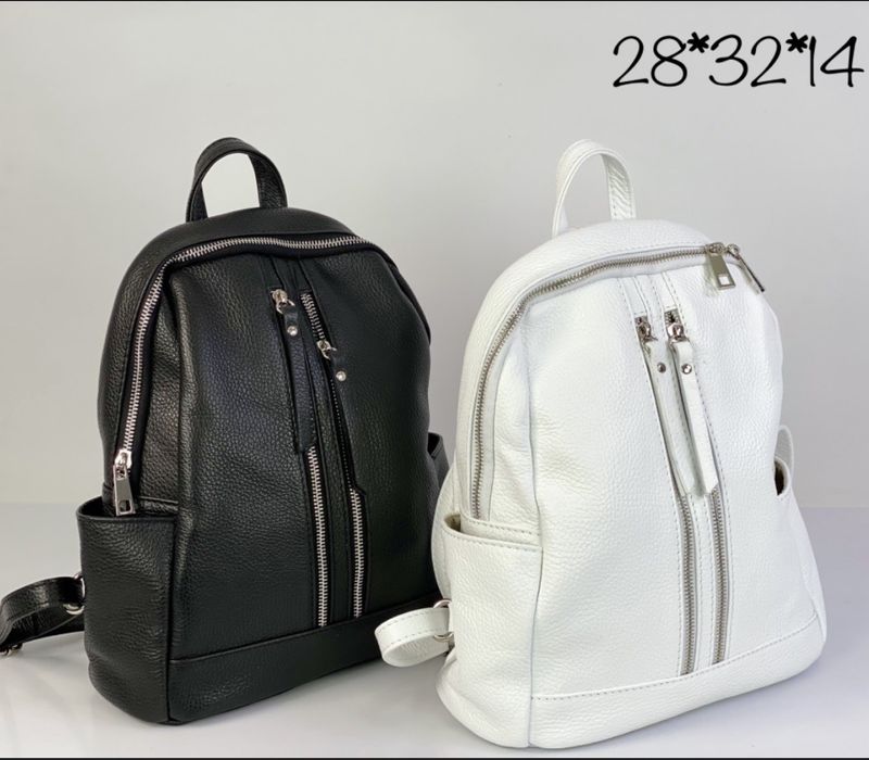 шкіряний рюкзак італійський сірий  рюкзак шкіра белый рю