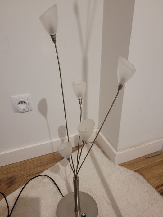 Lampa podłogowa i na stolik - komplet