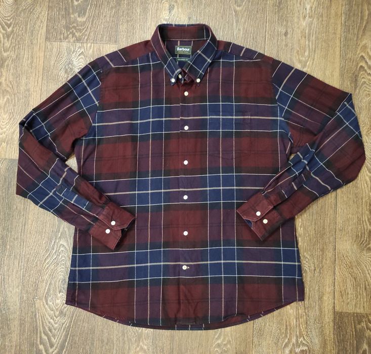 L Barbour оригінальна чоловіча сорочка фланель