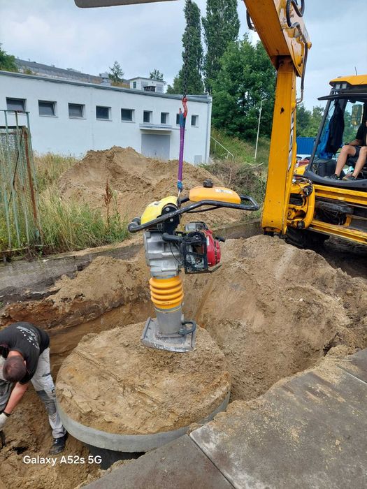 Wynajem koparko-ładowarki JCB 3CX koparka ładowarka wykopy załadunek