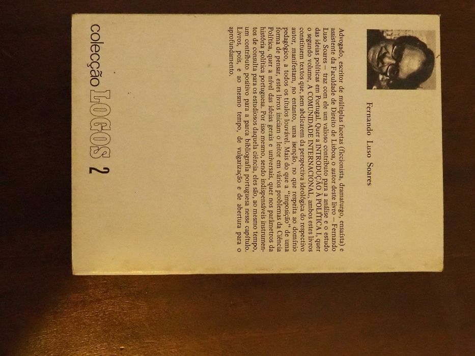 Introdução à Política II (a Comunidade Internacional) - Soares, F. L.