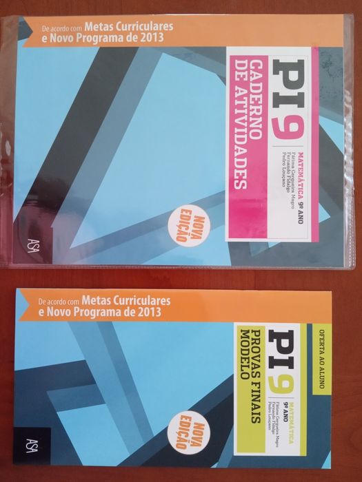 Caderno actividades matemática "PI 9" 9º ano