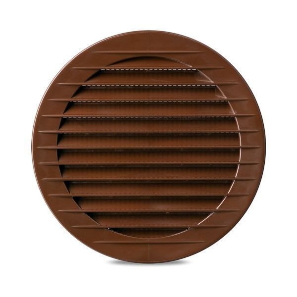 Kratka Okrągła Z Siatką Fi 90 Brąz AirRoxy