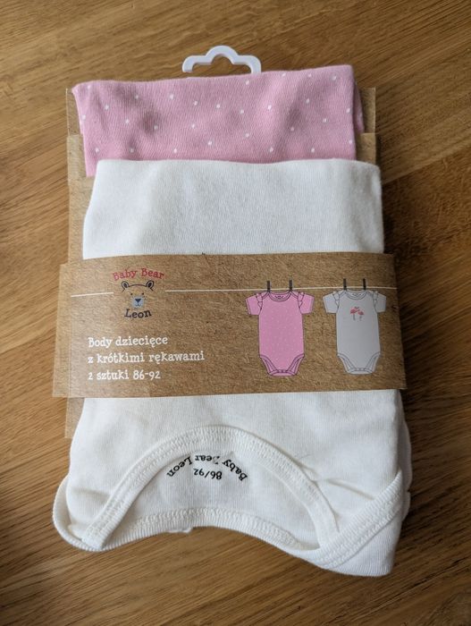 Body dziecięce z krótkim rękawem 86-92