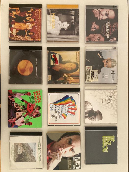 Lote de 12 CDs música variada