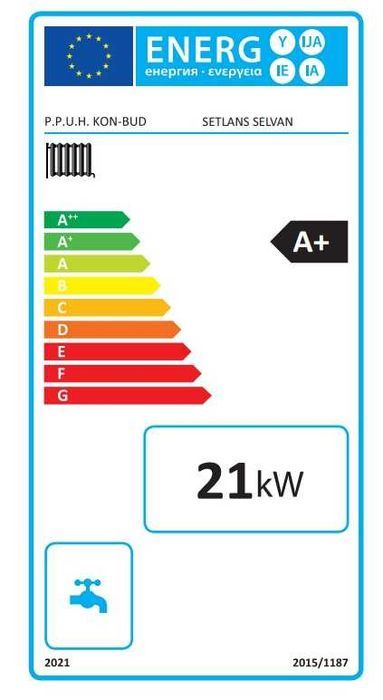 Kocioł / piec SETLANS SELVAN 21kW 5 klasa