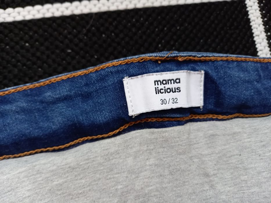 Spodnie ciążowe jeansy Mamalicious 30/32 M