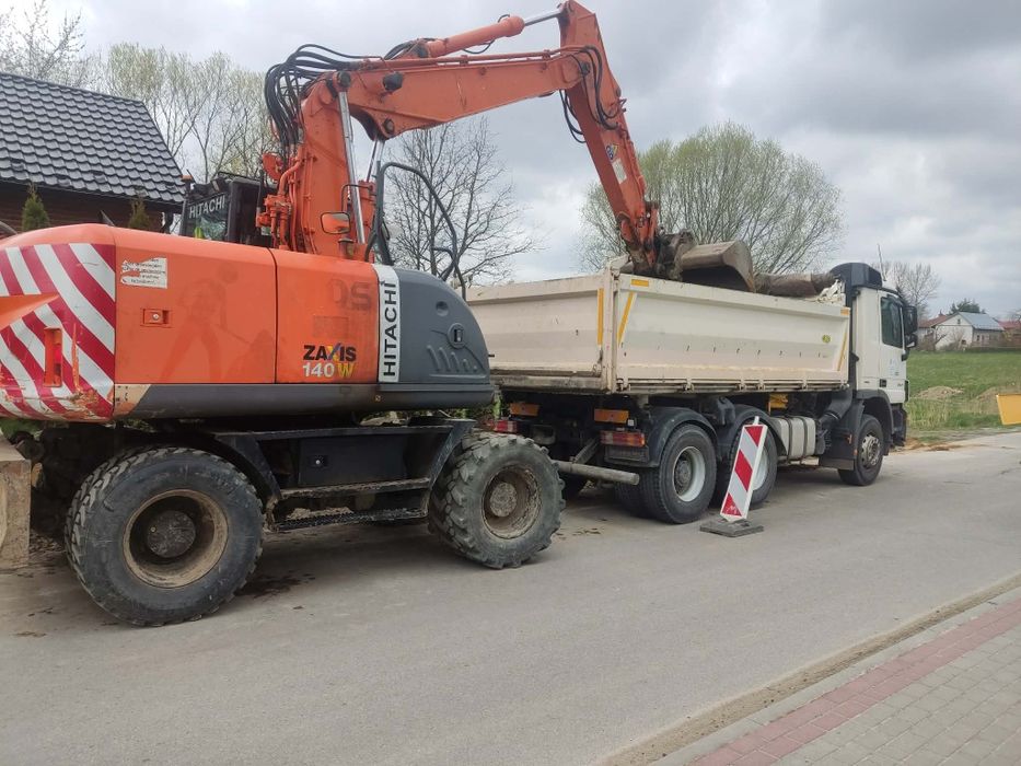 Wynajem samochodu i koparki