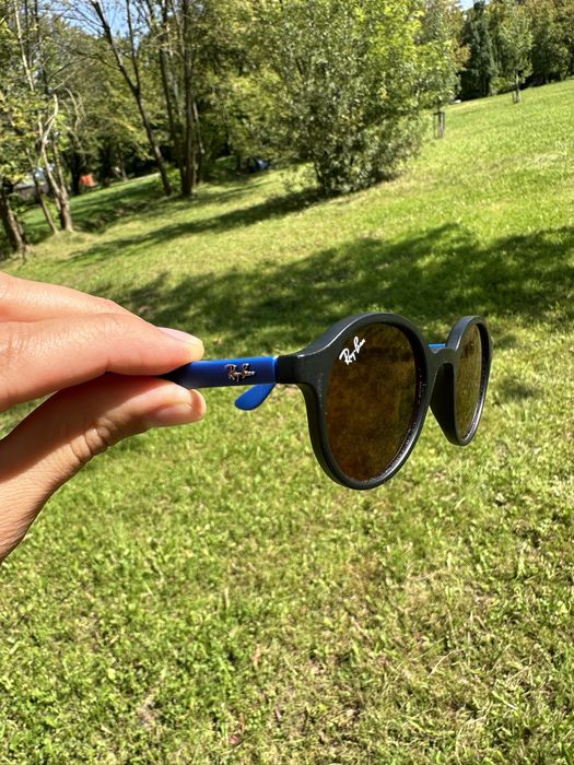 Сонячні окуляри ray ban оригінал дитячі круглі rb9161s kids