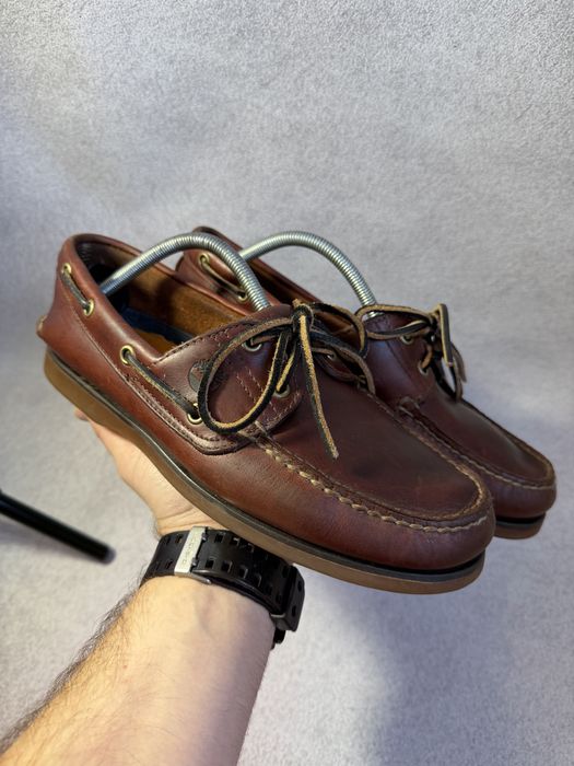 Size 42)Топсайдери Timberland Classic Lug | Шкіряні мокасини Тімберленд