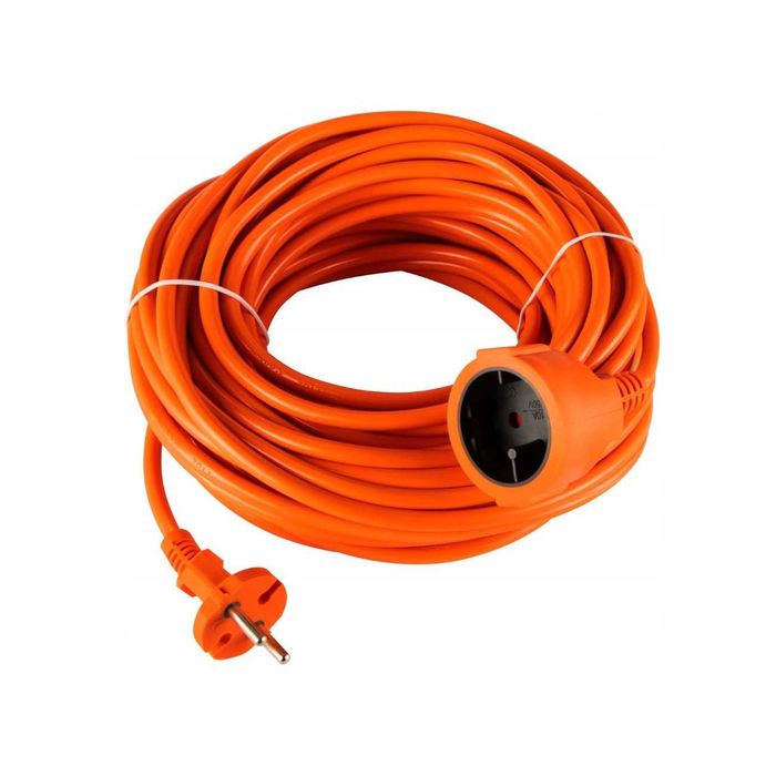 PRZEDŁUŻACZ OGRODOWY 50m Budowlany Gruby 2 x 1,5mm d Domu Ogrodu Garaż