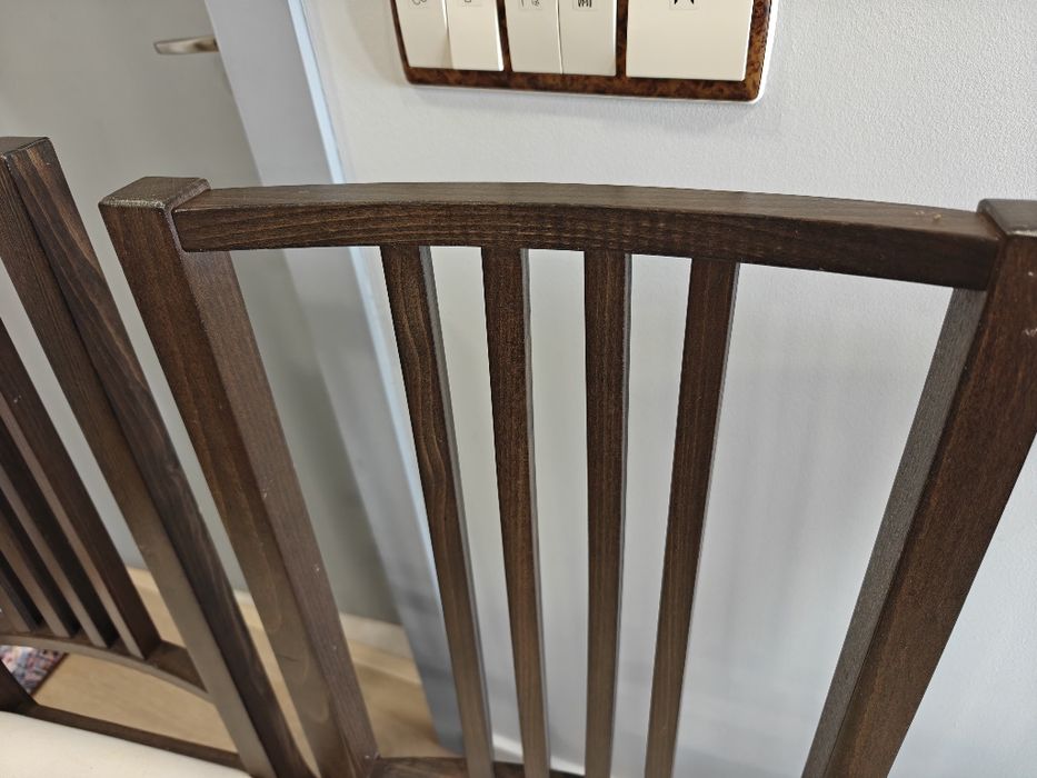 Cadeira Jantar IKEA Börje castanho-preto (x6)