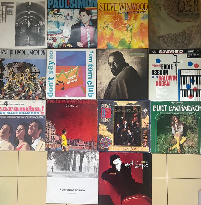 Discos de vinil em bom estado