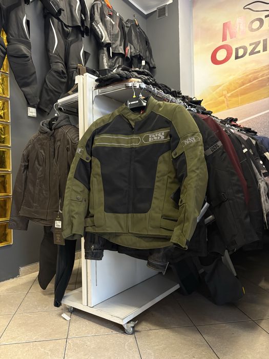 Kurtka motocyklowa IXS EVO AIR Khaki zielona mesh meshowa roz M