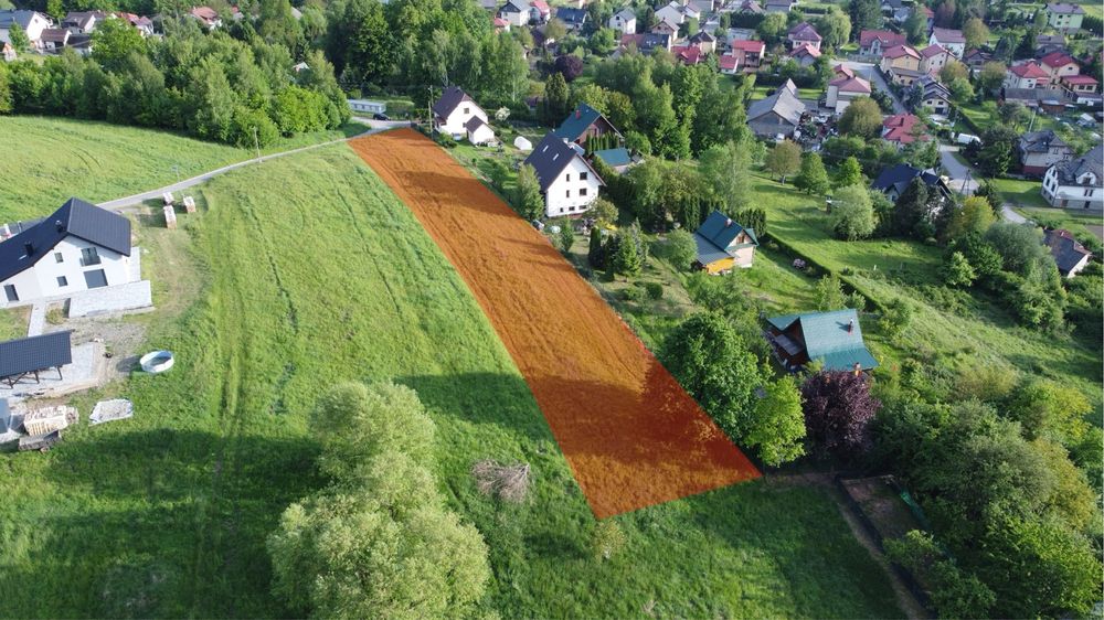 Działka budowlano -rolna Widokowa Żywiec-Wieprz