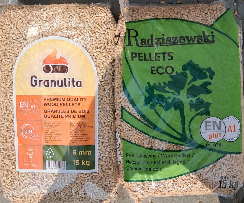 PELLET premium drzewny iglasty i liściasty EN PLUS A1