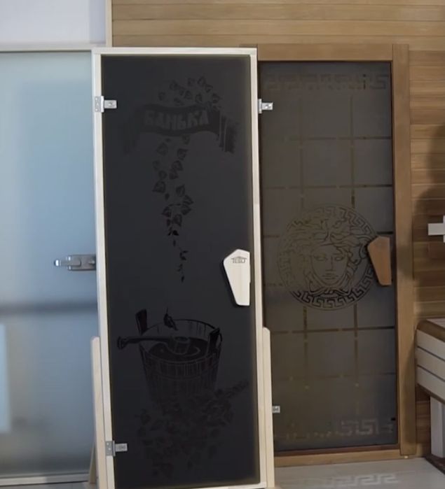 Двері для бані лазні сауни від виробника