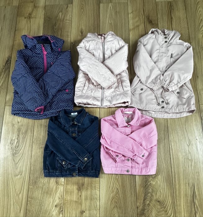 Paka ubrań dla dzieczynki rozmiar 110