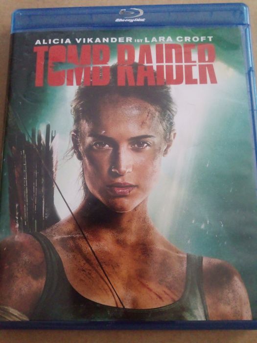 Tomb Raider Blu-ray 2018 Alicia Vikander wydanie niemieckie