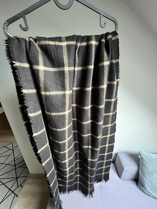 Szal duży cieply z wełną