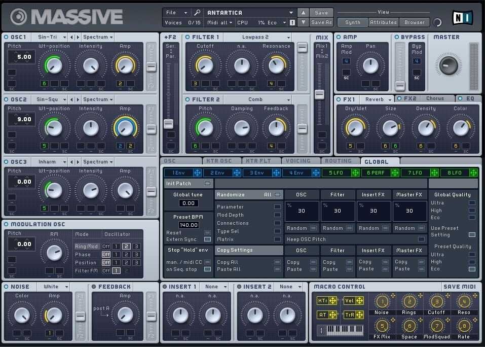 Plugin muzyczny VST Massive Native Instruments
