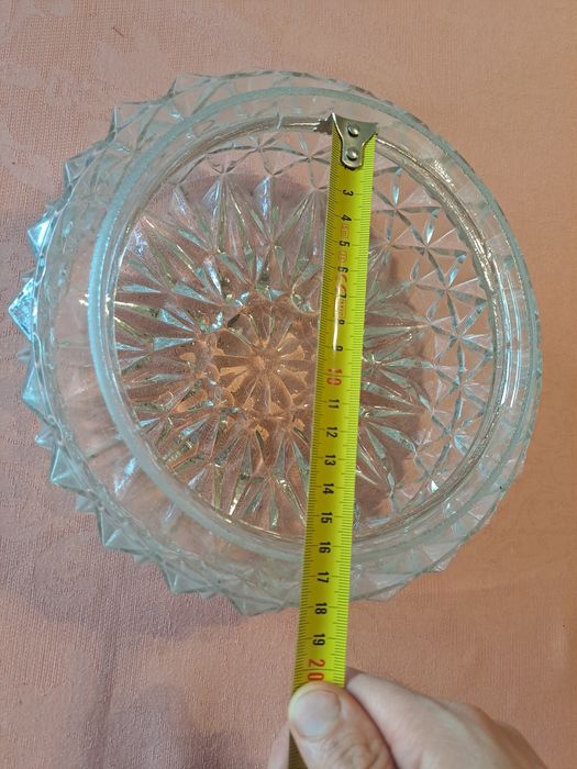 Globo de candeeiro antigo em vidro trabalhado