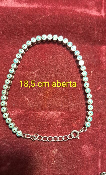 Pulseiras em Prata contrastada..