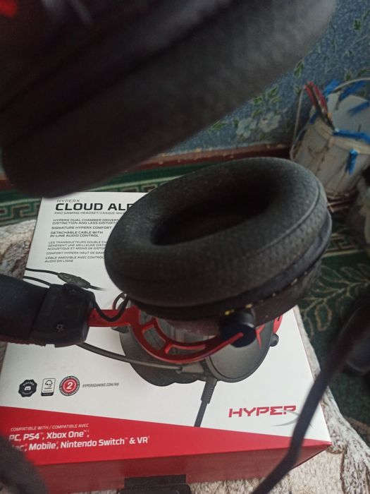 Ігрові навушники HyperX Cloud Alpha (Гарнітура)