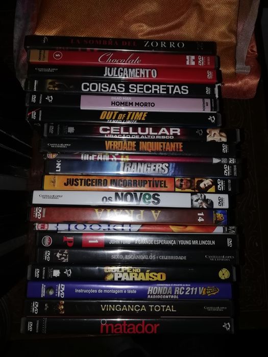 Dvds filmes novos, alguns ainda dentro da embalagem