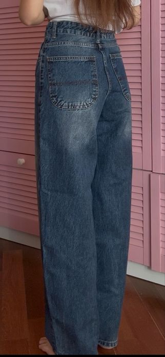 Беггі джинси/baggy jeans темно сині