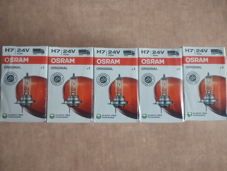 Żarówki Osram H7  24V 70W 10 sztuk