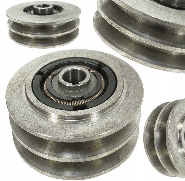 KOŁO PASOWE SPRZĘGŁO ODŚRODKOWE do zagęszczarki C330 147x25mm 2-pasy