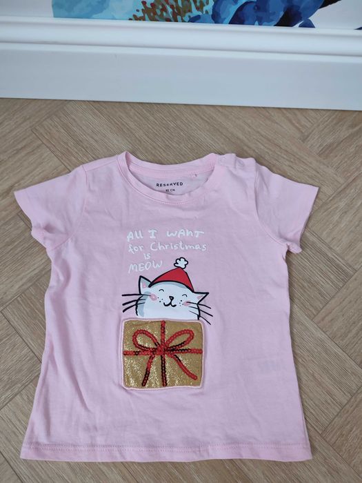 Sweter bluzeczka skarpety świąteczne, Fox&Bunny, Reserved, rozmiar 92.