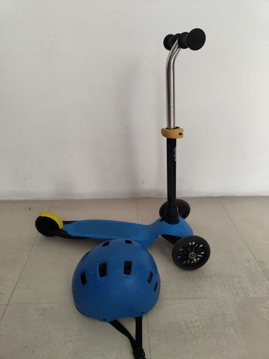 Trotinete BTWIN  B100 3 rodas + capacete MF500