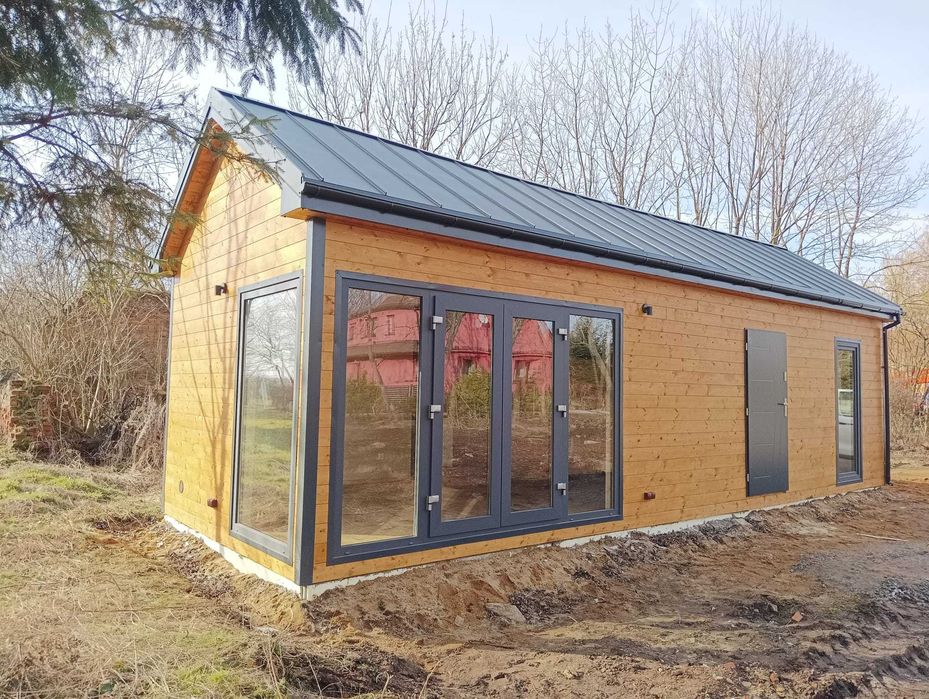 Dom modułowym mobilny do 35 m² letni. całoroczny bez pozwolenia. Raty.