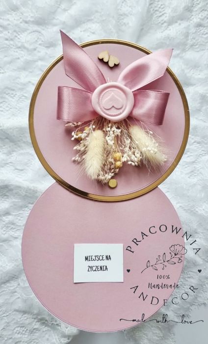 Kartka ślubna hand made