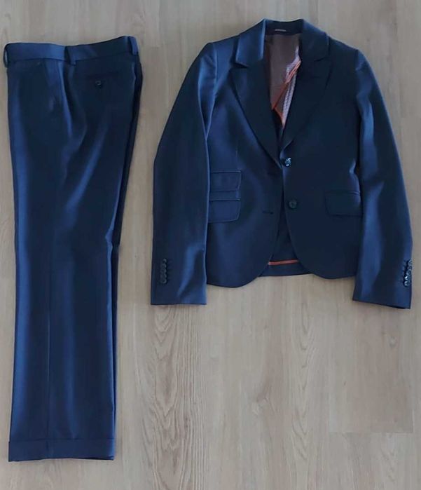 Fato mulher azul escuro (tamanho 34) | Sacoor Brothers