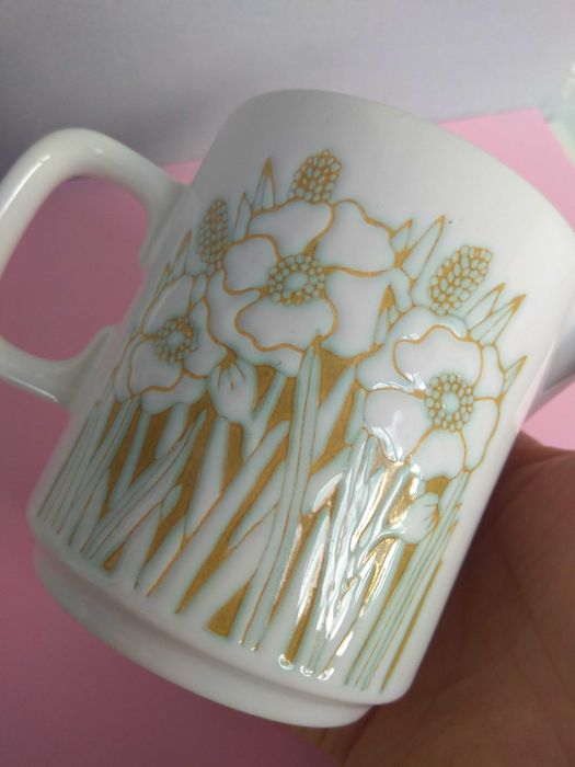 Фарфоровый молочник и сахарница Hornsea Fleur made in england